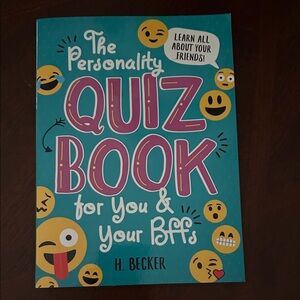 The Personality Quiz Book for You & Your BFFs - Teal Cover